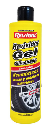 Revividor Gel Siliconado Para Autos Gomas Y Exteriores