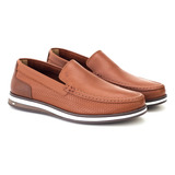 Sapato Casual Air Wind Em Couro Whisky | Dark Brown