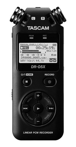Gravador Áudio Digital Portátil Tascam Dr-05x Profissional