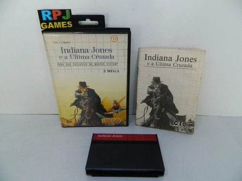 Indiana Jones E A Ultima Cruzada Master System - Loja Rj