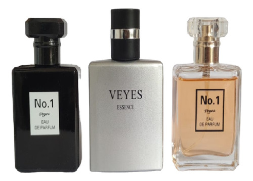 Perfume Hombre Set  Gift Box Veyes 25ml 3pcs Essence- Nº1 