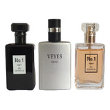 Perfume Hombre Set  Gift Box Veyes 25ml 3pcs Essence- Nº1 