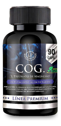 L Treonato De Magnesio Cognitive Zeo 1x90cap. Alta Absorción