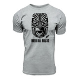 Remera Maori All Blacks Gris Melange