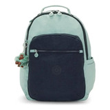 Mochila Kipling Seoul Sea Green Bl