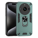 Funda Con Forma De Anillo Verde Para Realme 9 Pro Para Realm