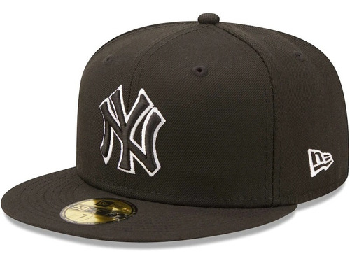 Gorra New Era Yankees New York 59fifty Plana  Negro