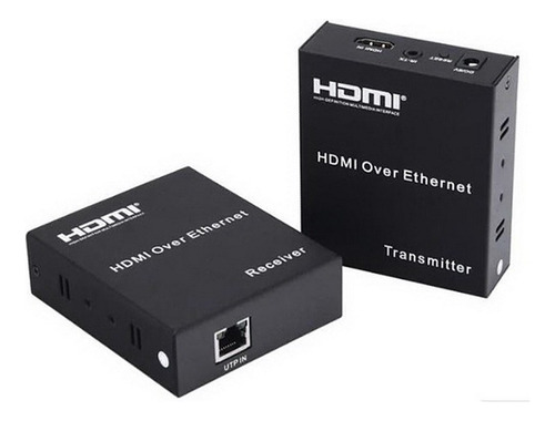 Extensor Video Hdmi Por Cable Utp Activo Rj45 Hasta 120m