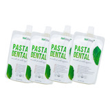 Set 4 Piezas Pasta Dental Natural, Menta Orgánica Natshop 