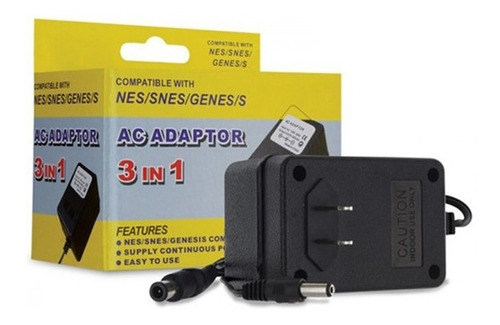 Adaptador Corriente Ac Nintendo/super Nintendo/ Sega Genesis