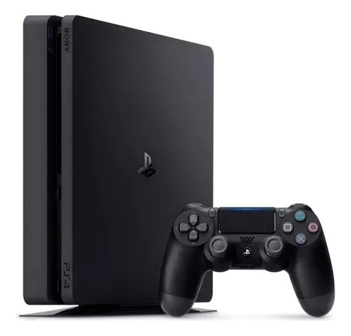 Playstation 4 Slim 1tb Negro Azabache +2 Joystick +4 Juegos