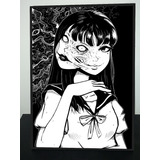 Cuadro Anime/manga Junji Ito 31x43 Madera