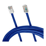 Cabo Rede Lan Cat6 Capa Dupla Area Ext 10 Metros Azul Cobre