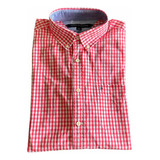 Camisa Tommy Hilfiger Hombre Manga Larga Talla L Cth078