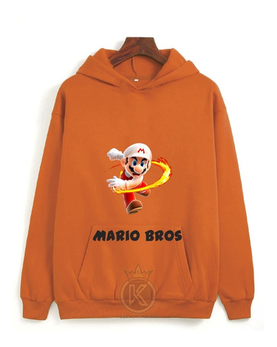 Poleron Mario Bros - Nintendo - Videojuego - Mini Serie Infantil - Juego - Estampaking