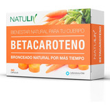 Natuliv Betacaroteno 30 Caps Bronceado Natural Antioxidante