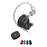 Kz Zax Negro 16 Drivers Cable Sin Mic+ Estuche + Memory Foam