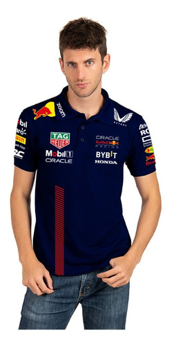 Camisa Red Bull Tipo Polo 2022 Playera Checo Pérez