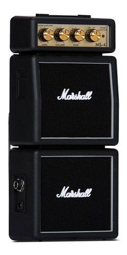 Amplificador Marshall Micro Amp Ms-4 Bk Guitarra De 2w