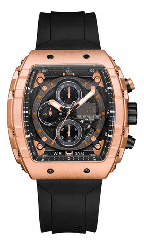 Reloj G-force Original H3996g Cronografo Oro Rosa + Estuche