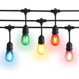 Guirnalda De Luces Rgb 15 Focos 8.5 Mtrs Serie Luces Colores