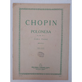 Partitura Chopin, Polonesa Op.40 Nro.1, Brugnoli