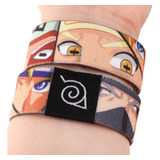 1 Pulseira Bracelete Naruto Elástica Estilosa