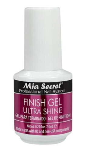 Mini Preparador Mia Secret 7,4 Ml Finish Gel Utra Shine