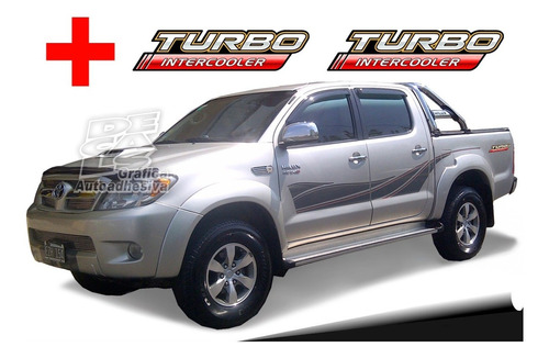 Calco Toyota Hilux Sr Srv 2009 - 2015 Juego + 2 Turbo Intercooler