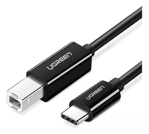 Ugreen Cabo Impressora Usb-c Para Usb-b 2.0 2 Metros Preto