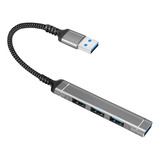 Adaptador Hub Mini Usb 3.0 A 4 Puertos Usb 4-1 Multiplicador