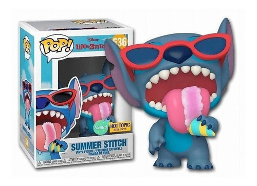 Funko Pop Disney: Lilo Y Stitch - Summer Stitch 636 Funko Po