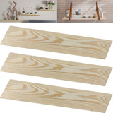 Kit 3 Tábuas Pinus 40x20cm Prateleira Mesa Painel Decoração