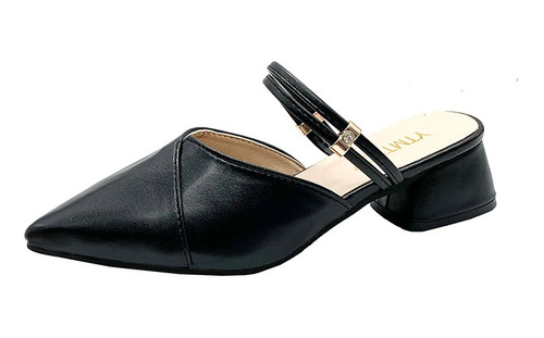 Zapatos Mujer De Plataforma Tacón Medio Doble Uso
