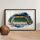 Cuadro 60x40 Futbol - Bombonera - Boca Juniors