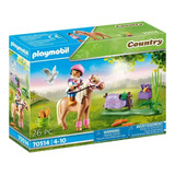 Playmobil Country - Fazenda Dos Pôneis Cavalo 26 Peças 70514