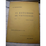 Moszkowski 15 Estudios De Virtuosidad Op. 72 Para Piano