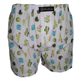 Pack X2 Boxer Tela Camisero Estampado C/ Bragueta Woodbridge