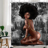 Cortina De Ducha Cinbloo Black Girl Afro-american Wo