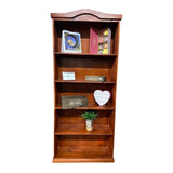 Mueble Biblioteca Colonial  5 Estantes 1.75x0.80x0.26