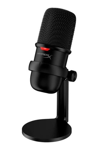 Microfone Usb Hyperx Solocast Streamers Suporte Flexível