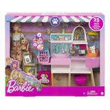 Barbie Playset Tienda Mascotas Pet Shop Vet 25 Pcs Grg90 