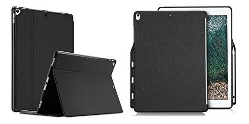 Funda Rigida Para iPad Pro 12.9 Modelo A1584 Negro 2 Pzas