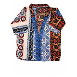 Kimono Corto Unisex / Kimono De Fibrana Estampada