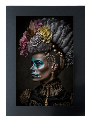 Cuadro De Catrina La Calavera Garbancera Día De Muertos #185