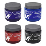 4 Matizador Violeta, Azul, Grafito, Rojo Matixx 220g