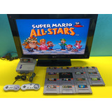 Consola Supernes Junior Con 2 Controles Y Un Juego A Elegir