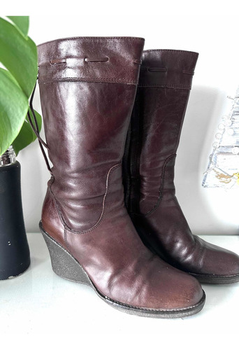 Botas Lady Stork Cuero- No Paruolo, Sarkany, Zara