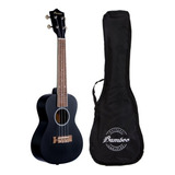 Ukulele C/funda Tamaño Concierto  Marca Bamboo Bu-23ln-bk