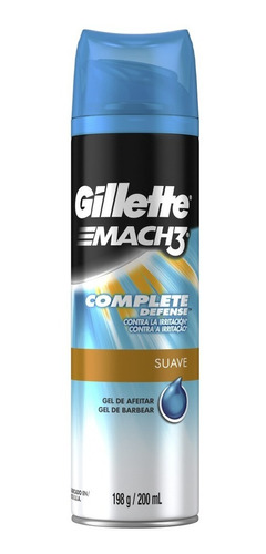 Gillette Mach3 Complete Defense Suave Gel De Afeitar 198 G